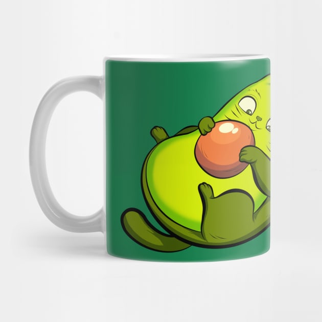 avocat cute avocado funny cat by the house of parodies